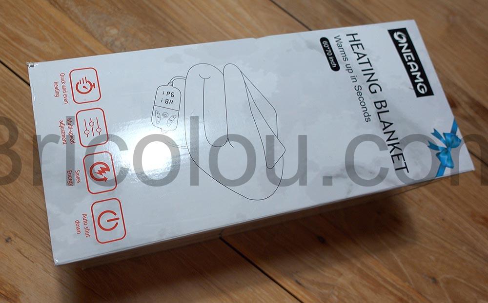 OneAmg Couverture Plaid electrique Chauffante boite OneAmg Couverture Plaid électrique Chauffante boite