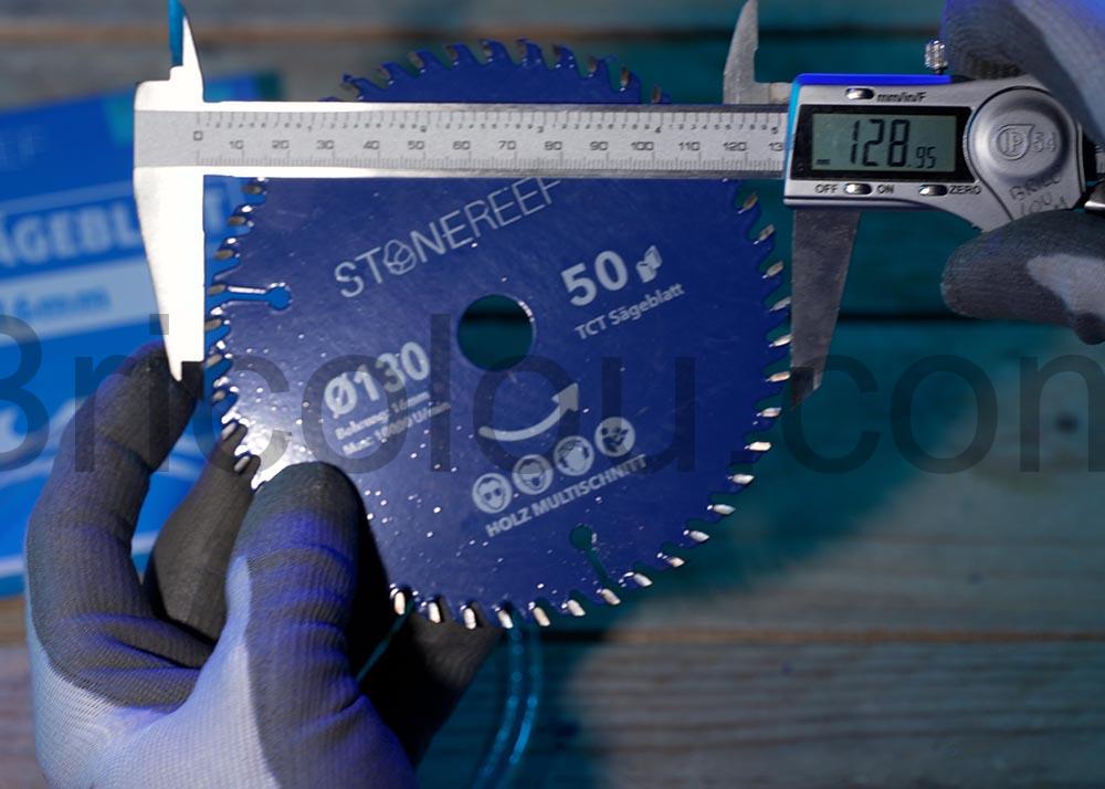 StoneReef Disque decoupe plastique Alu panneau douche 130 diametre StoneReef Disque découpe plastique Alu panneau douche 130 diametre