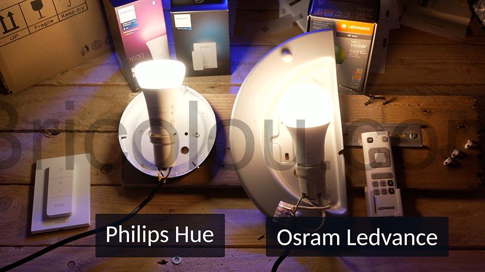 Cest qui la mieux comparaison Ampoule Philips Hue Osram Ledvance puissance C'est qui la mieux, comparaison Ampoule Philips Hue Osram Ledvance puissance