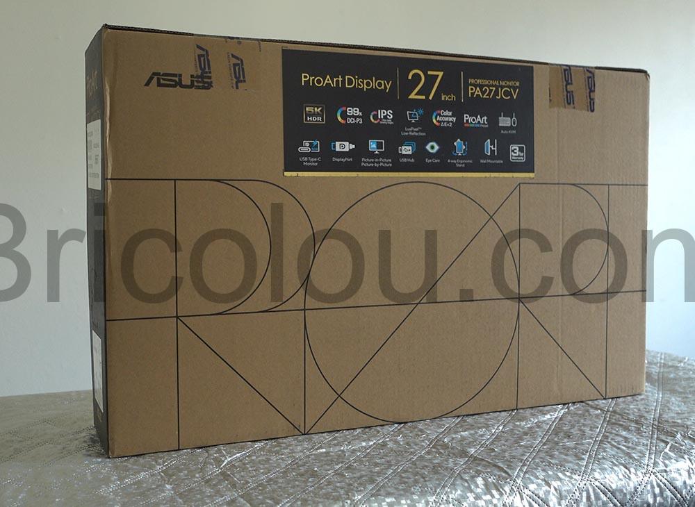 01 Le boite Asus Ecran 5K Asus ProArt Display PA27JCV boite 01 Le boite Asus Ecran 5K Asus ProArt Display PA27JCV boite