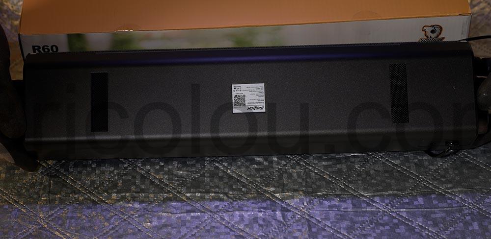 Barre de son Pc Bluetooth USB audio SOULION R60 dos Barre de son Pc Bluetooth USB audio SOULION R60 dos