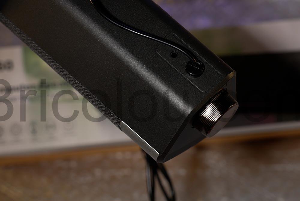 Barre de son Pc Bluetooth USB audio SOULION R60 entree audio Barre de son Pc Bluetooth USB audio SOULION R60 entrée audio
