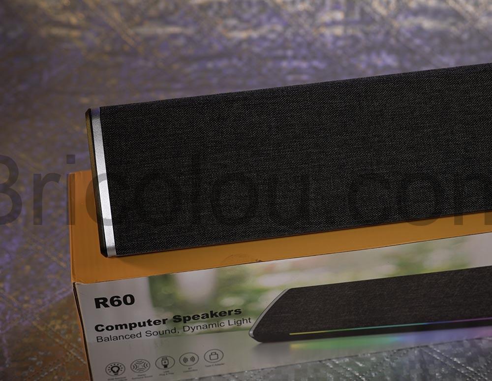 Barre de son Pc Bluetooth USB audio SOULION R60 tissus Barre de son Pc Bluetooth USB audio SOULION R60 tissus