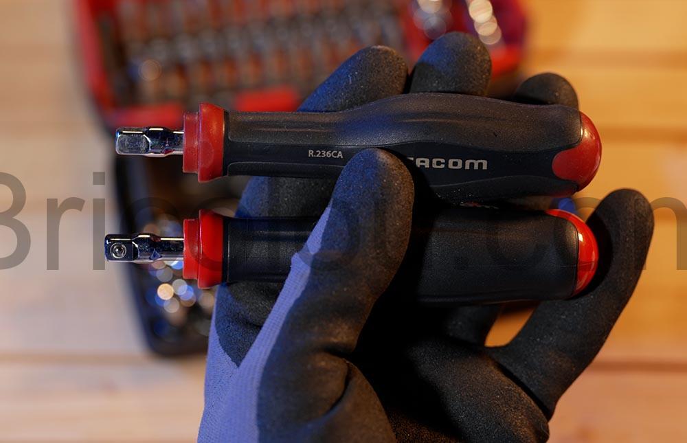 Facom R.236CA Poignee 1 4 Nano difference Facom R.236CA Poignée 1 4 Nano différence