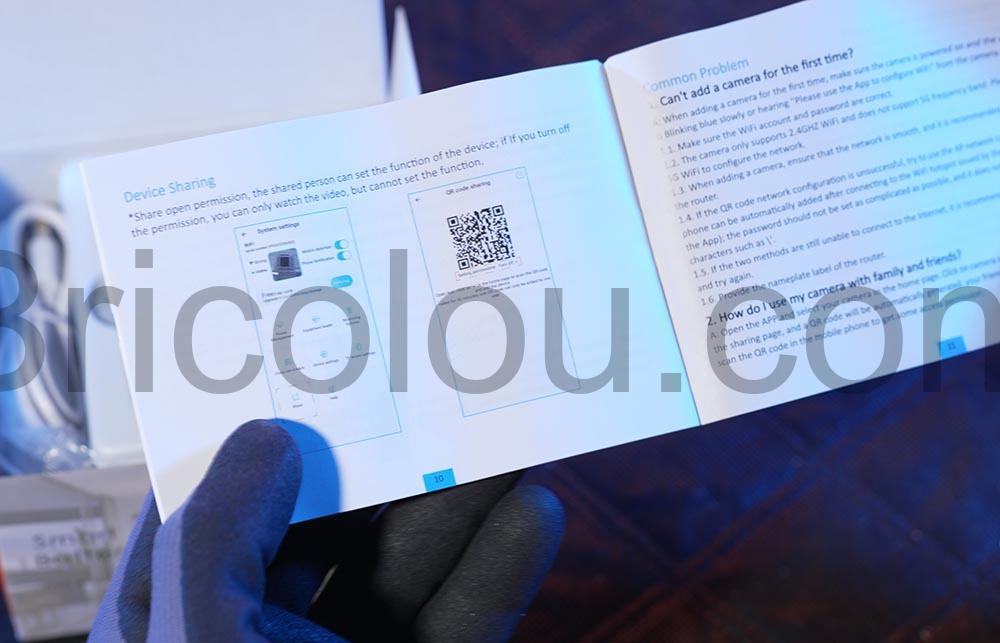 camera surveillance sur Batterie Wi Fi 2K Beenozo QRCode caméra surveillance sur Batterie Wi-Fi 2K Beenozo QRCode