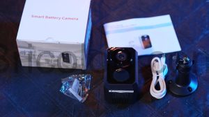 caméra surveillance sur Batterie Wi-Fi 2K Beenozo kit