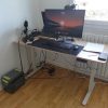 Bureau HOMAVO électrique table motorisé hauteur ordinateur