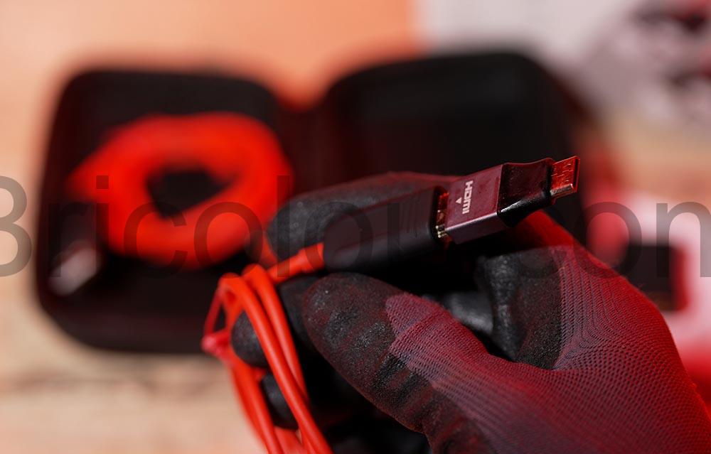 Cable HDMI sans Fil 1080P prise Transmetteur et Recepteur alimentee en USB mini Câble HDMI sans Fil 1080P prise Transmetteur et Récepteur alimentée en USB mini