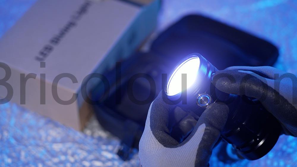 Lampe plongee photographie StarShine SE bouton Lampe plongée photographie StarShine-SE bouton