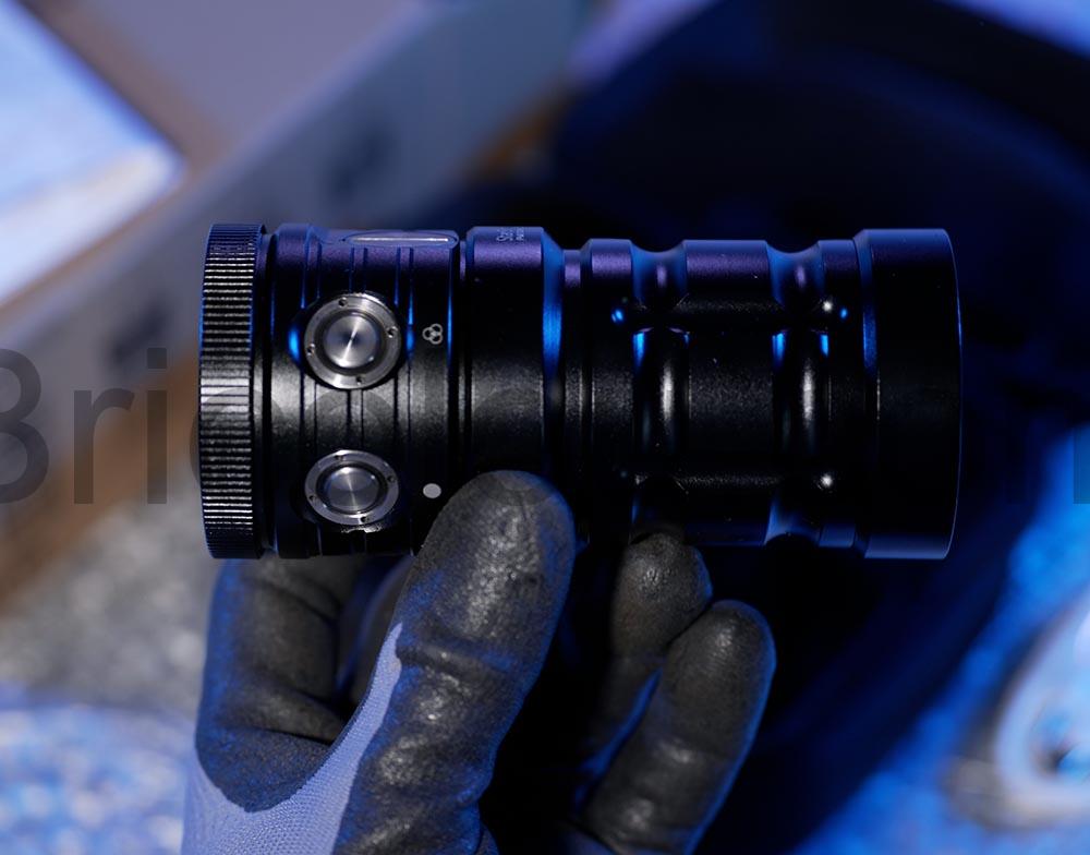 Lampe plongee photographie StarShine SE dessus Lampe plongée photographie StarShine-SE dessus