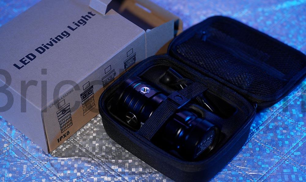 Lampe plongee photographie StarShine SE pochette Lampe plongée photographie StarShine-SE pochette