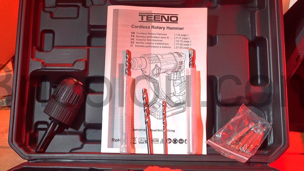 Perforateur perceuse Sans Fil SDS Plus Teeno accessoire Perforateur perceuse Sans Fil SDS-Plus Teeno accessoire