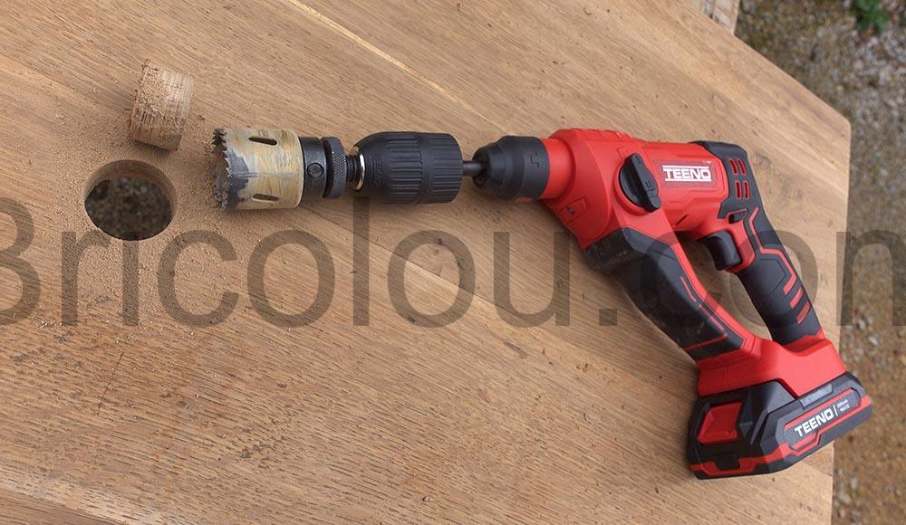 Perforateur perceuse Sans Fil SDS Plus Teeno bois Perforateur perceuse Sans Fil SDS-Plus Teeno bois