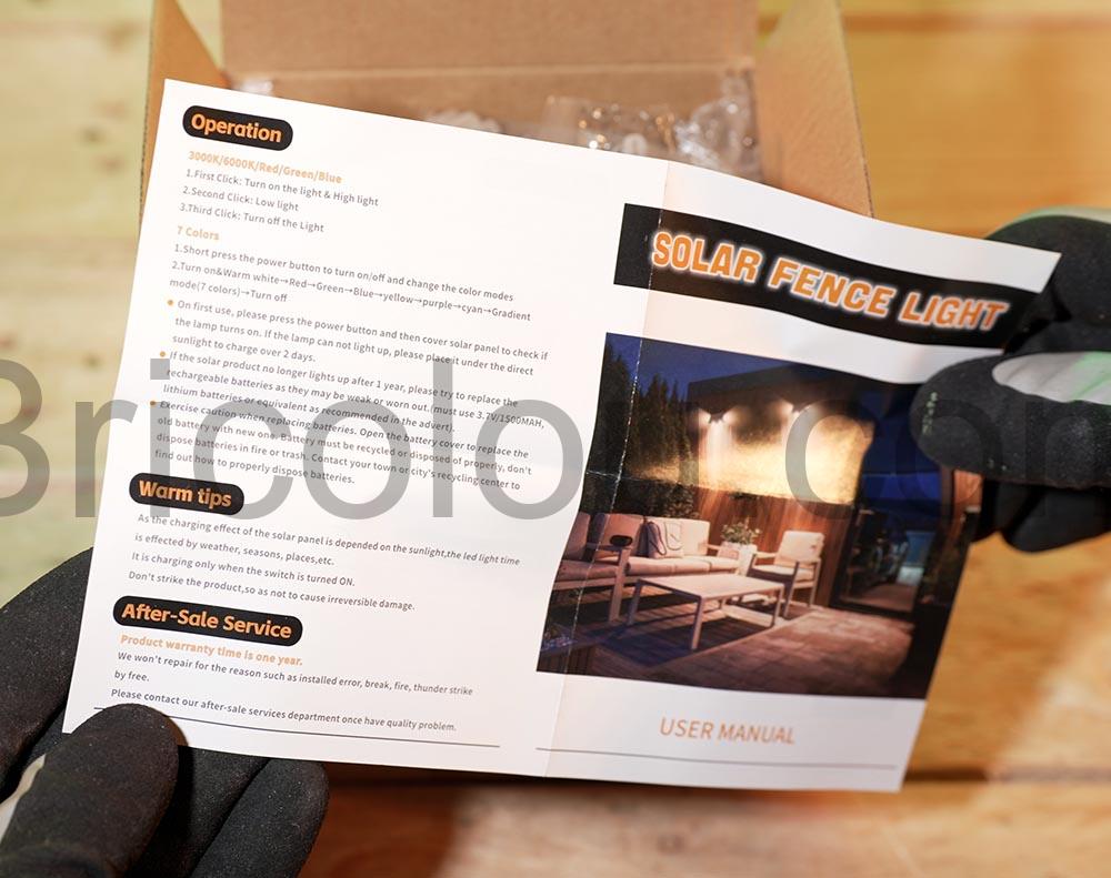 T SUN Lampe Solaire Exterieur Applique Murale 4 spots documentation T-SUN Lampe Solaire Exterieur Applique Murale 4 spots documentation.