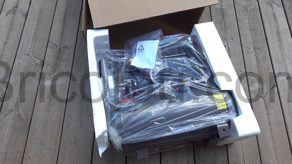 Compresseur air Hychika 880W 24L test emballage Compresseur air Hychika 880W-24L test emballage