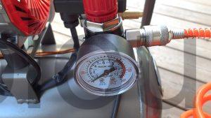 Compresseur air Hychika 880W-24L test gauge