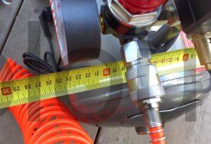 Compresseur air Hychika 880W-24L test largeur