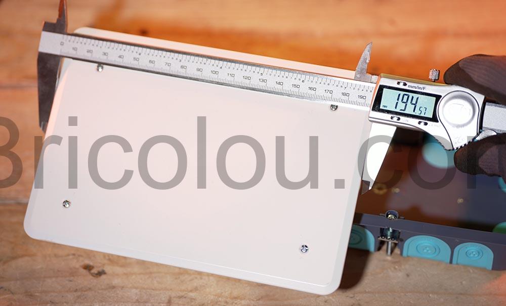 DEBFLEX Boite de derivation etanche Encastree Stop Air 170 x 110 x 40 longeur DEBFLEX Boite de derivation etanche Encastree Stop Air 170 x 110 x 40 longeur