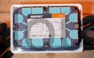 DEBFLEX Boite de derivation etanche Encastree Stop Air 170 x 110 x 40 schema DEBFLEX Boite de derivation etanche Encastree Stop Air 170 x 110 x 40 schéma
