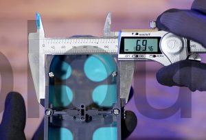 Debflex Boite dérivation électrique 2 Postes Multimatériaux Stop Air Diamètre 67mm x 40mm Entraxe 71mm largeur