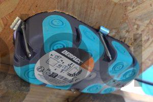 Debflex Boite dérivation électrique 2 Postes Multimatériaux Stop Air Diamètre 67mm x 40mm Entraxe 71mm maintient