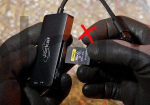 orkar Lecteur de Carte Mémoire XQD & SD & Micro SD CF expressA