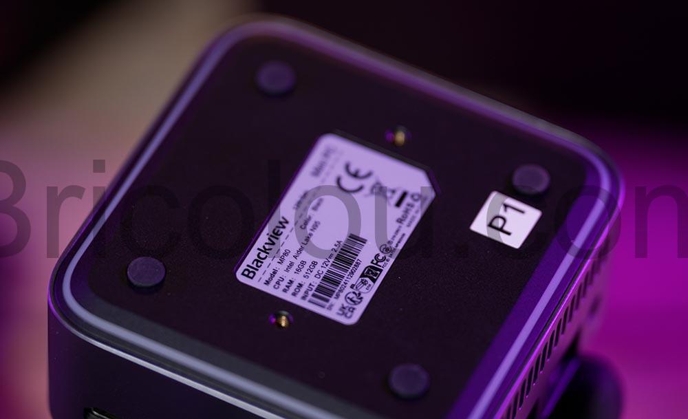 Blackview MP80 Mini PC Intel Alder Lake N95 16 Go DDR5 512 Go SSD sticker Blackview MP80 Mini PC Intel Alder Lake N95 16 Go DDR5 512 Go SSD sticker