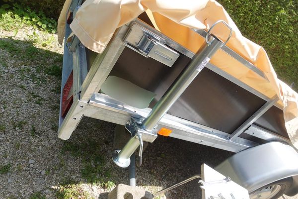Chandelle Remorque Béquille de Support 60 cm Unitrailer levé