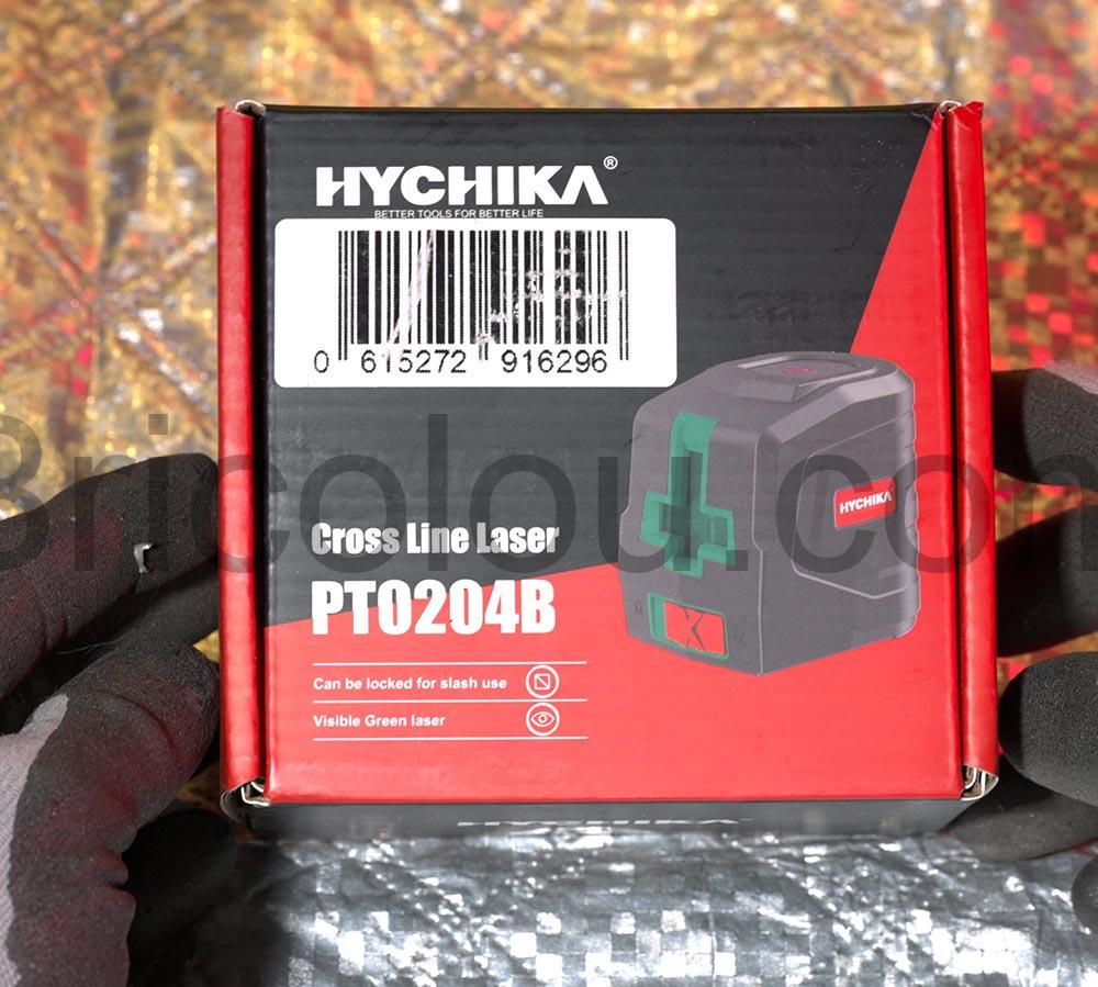 HYCHIKA Niveau Laser croix Vert Autonivelant PT0204B boite HYCHIKA Niveau Laser croix Vert Autonivelant PT0204B boite