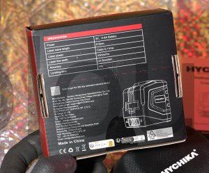 HYCHIKA PT0204B Niveau Laser croix Vert Autonivelant emballage