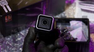 UYIKOO Mini Caméra d'action 4K WiFi Camera Moto Vélo Dashcam lentille