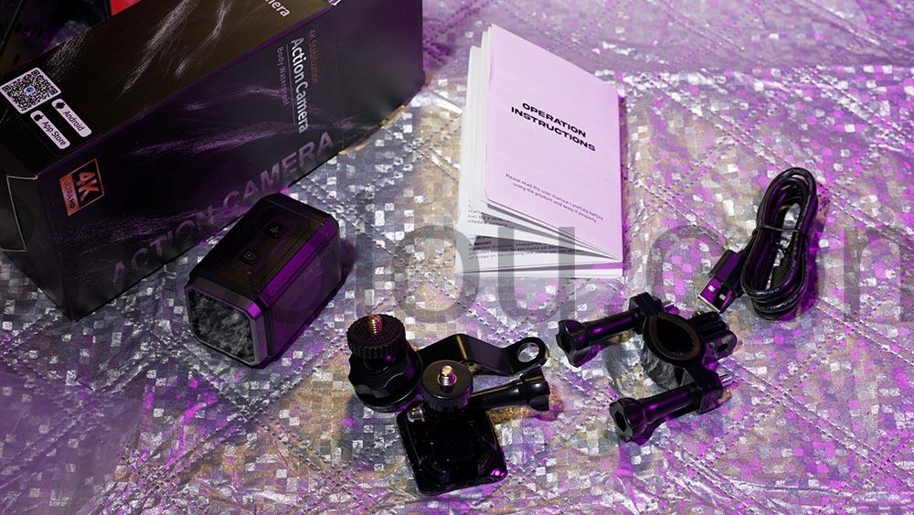 UYIKOO Mini Camera daction 4K WiFi Camera Moto Velo Dashcam UYIKOO Mini Caméra d'action 4K WiFi Camera Moto Vélo Dashcam