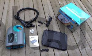WADEO Gonfleur Rechargeable GonflageDégonflage multiple embouts