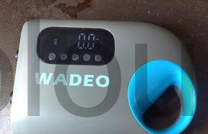 WADEO Gonfleur Rechargeable GonflageDégonflage multiple embouts afficheur