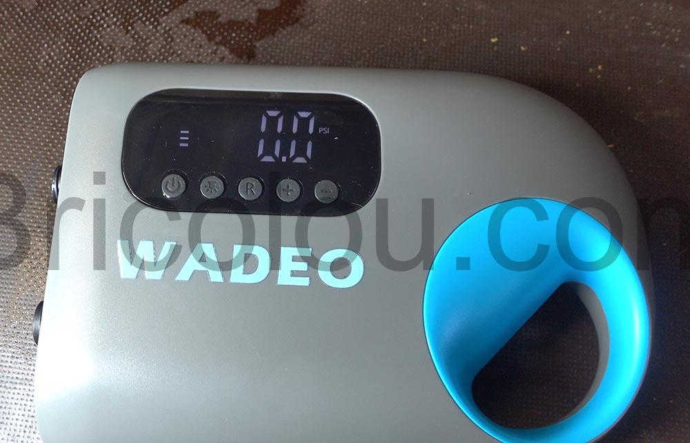 WADEO Gonfleur Rechargeable GonflageDegonflage multiple embouts afficheur WADEO Gonfleur Rechargeable GonflageDégonflage multiple embouts afficheur