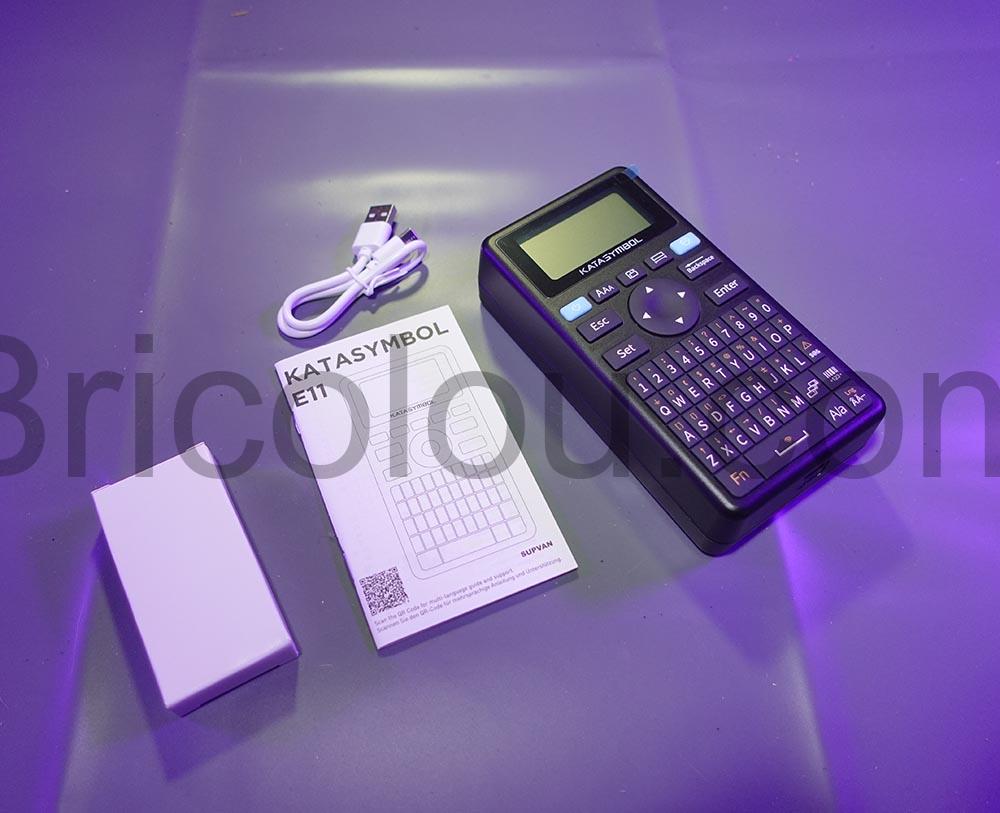 Etiqueteuse imprimante autocollante thermique Bluetooth rechargeable E11 SUPVAN Étiqueteuse imprimante autocollante thermique Bluetooth rechargeable E11 SUPVAN