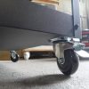 GYMAX Chariot d'Atelier 3 Niveaux en Métal Charge 120Kg roulette