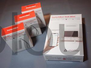 Kit 3 Thermometre hygrometre IP 65 et Hub Mini Matter Wi Fi SwitchBot Kit 3 Thermomètre-hygromètre IP 65 et Hub Mini Matter Wi-Fi SwitchBot