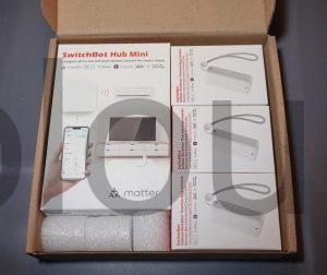 Kit 3 Thermometre hygrometre IP 65 et Hub Mini Matter Wi Fi SwitchBot boite Kit 3 Thermomètre-hygromètre IP 65 et Hub Mini Matter Wi-Fi SwitchBot boite