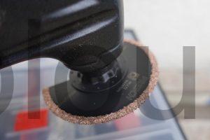 Lame Scie Oscillante Carbure 85mm Starlock multifonction beton Presch logo Lame Scie Oscillante Carbure 85mm Starlock multifonction béton Presch logo