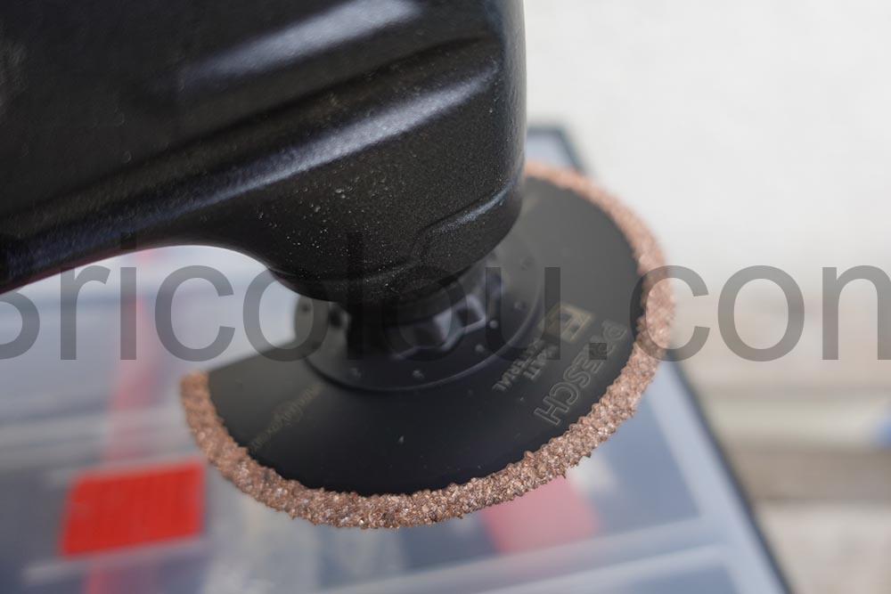 Lame Scie Oscillante Carbure 85mm Starlock multifonction beton Presch logo Lame Scie Oscillante Carbure 85mm Starlock multifonction béton Presch logo