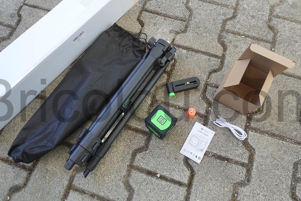 Niveau Laser vert Autonivelant Croise avec Trepied Autonivelant Croise Rechargeable Lytool kit Niveau Laser vert Autonivelant Croisé avec Trépied Autonivelant Croisé Rechargeable Lytool kit