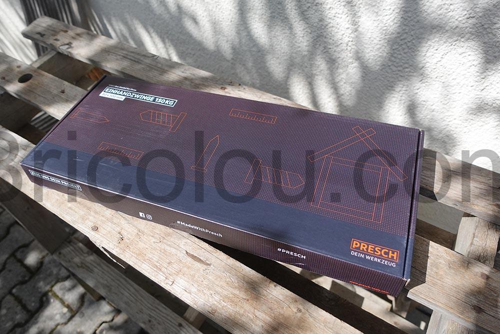 Serre joint menuisier 300mm 150kg Presch boite Serre joint menuisier 300mm 150kg Presch boite