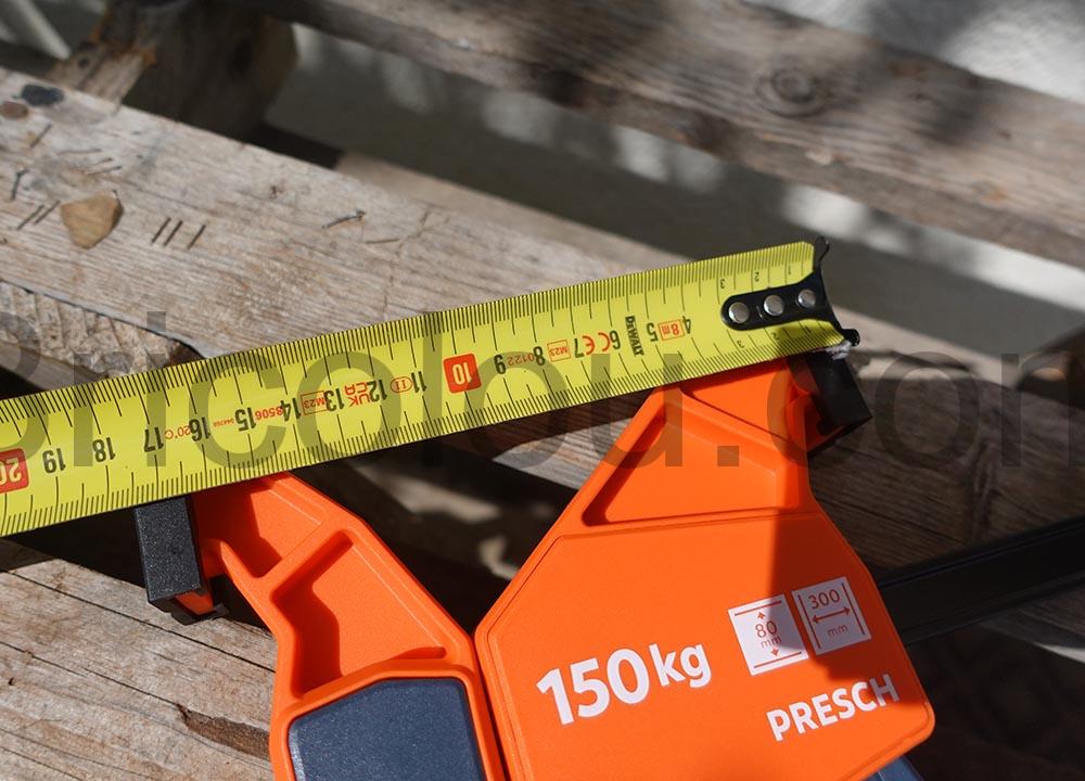 Serre joint menuisier 300mm 150kg Presch min Serre joint menuisier 300mm 150kg Presch min