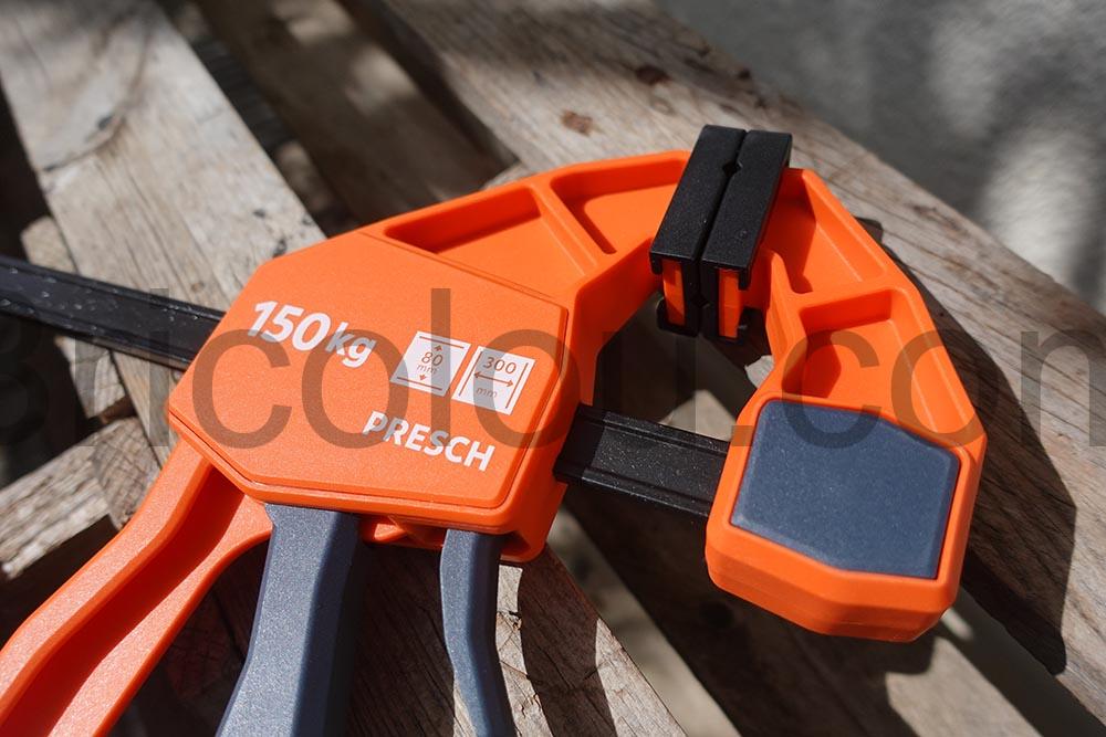 Serre joint menuisier 300mm 150kg Presch serre Serre joint menuisier 300mm 150kg Presch serré