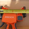 Serre joint menuisier rapide 600mm 300kg Presch écartement mini