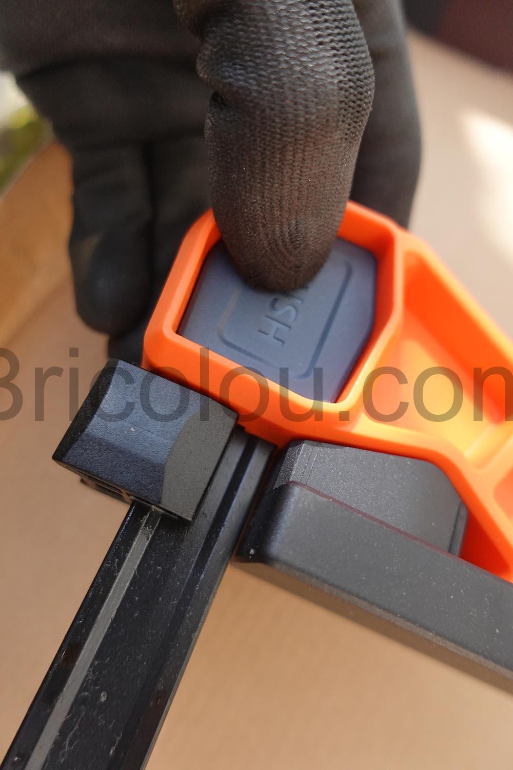 Serre joint menuisier rapide 600mm 300kg Presch pousse Serre joint menuisier rapide 600mm 300kg Presch pousse