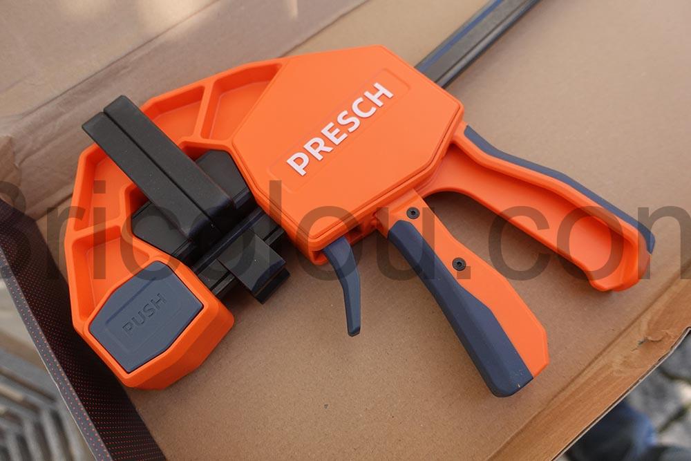 Serre joint menuisier rapide 600mm 300kg Presch tete Serre joint menuisier rapide 600mm 300kg Presch tete