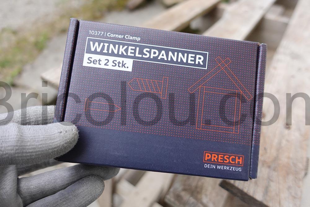 Serre joint pour angle 26 mm 25 kg Presch boite Serre joint pour angle 26 mm 25 kg Presch boite