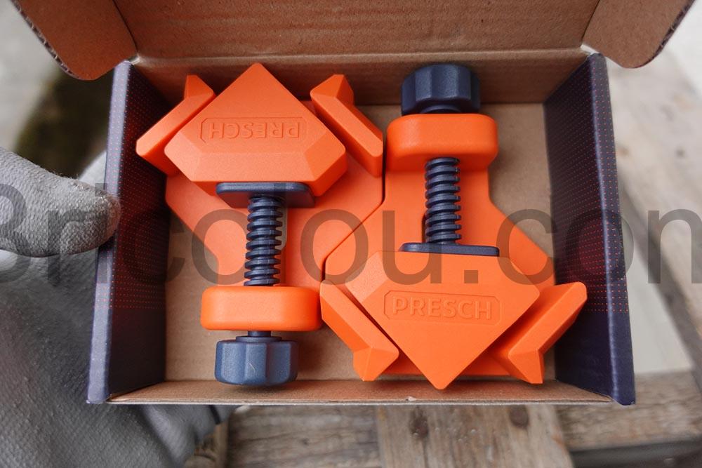 Serre joint pour angle 26 mm 25 kg Presch double Serre joint pour angle 26 mm 25 kg Presch double